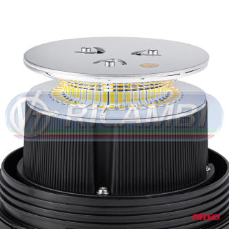 1 - LAMPADA ROTANTE LED MAGNETICA