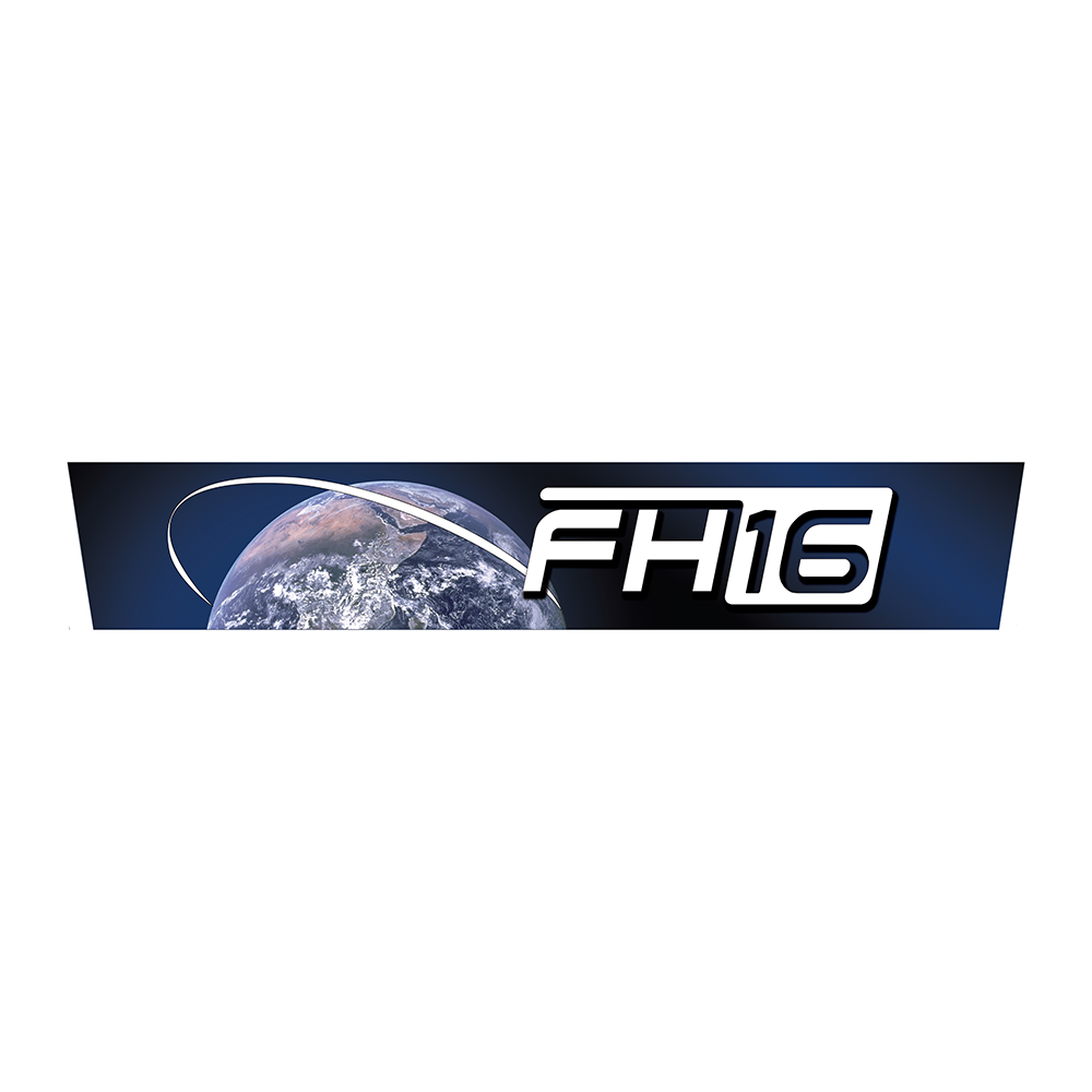 1 - ADESIVO GLOBETROTTER FH 4 FH16 AZZURRO