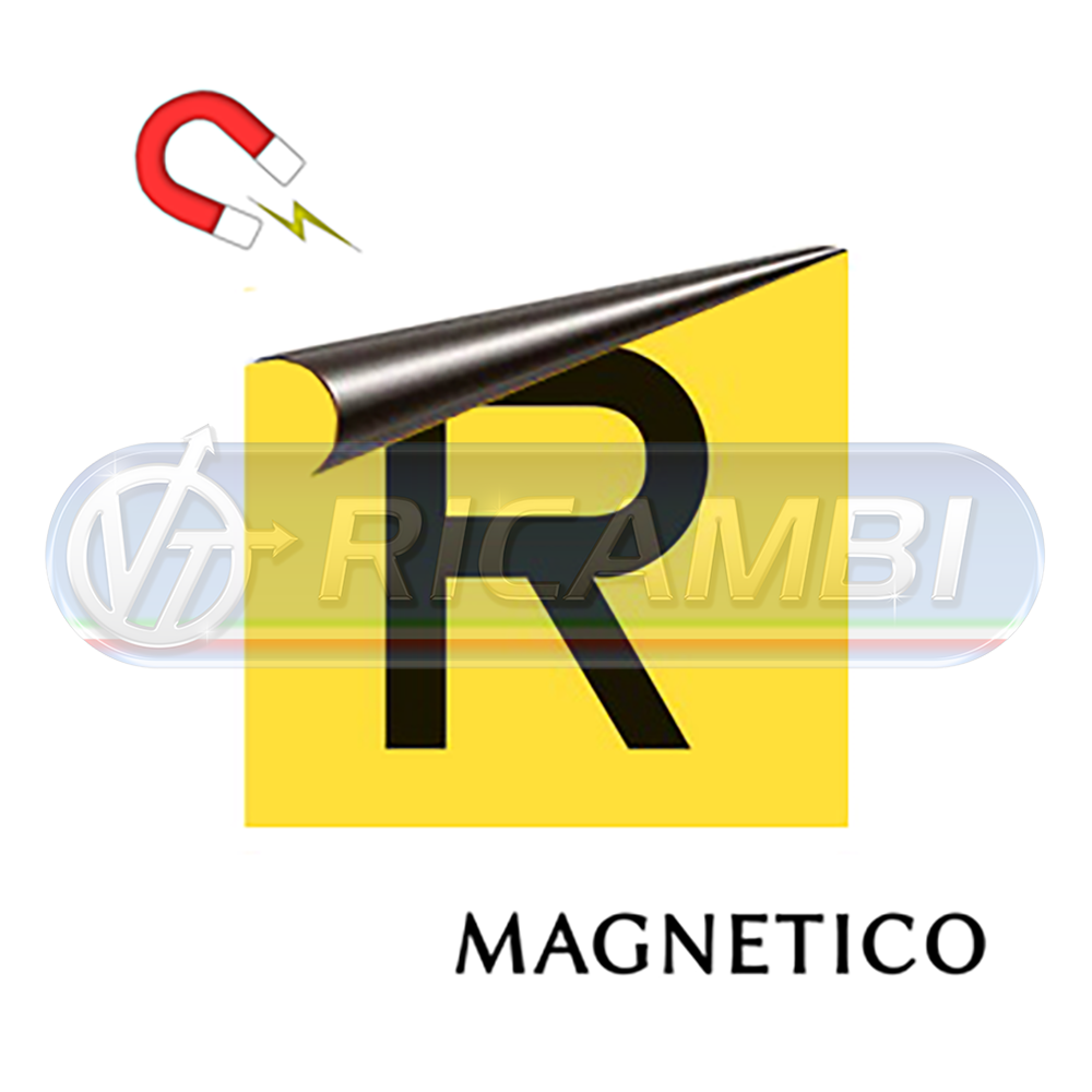 1 - LETTERA MAGNETICA 'R' 400X400 RIFIUTI