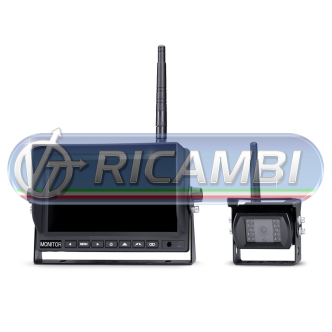 1 - KIT RETROCAMERA WIRELESS C/ MONITOR 7"