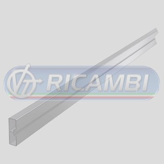 1 - PROFILO PARACICLI ALLUMINIO  100x30 L2000
