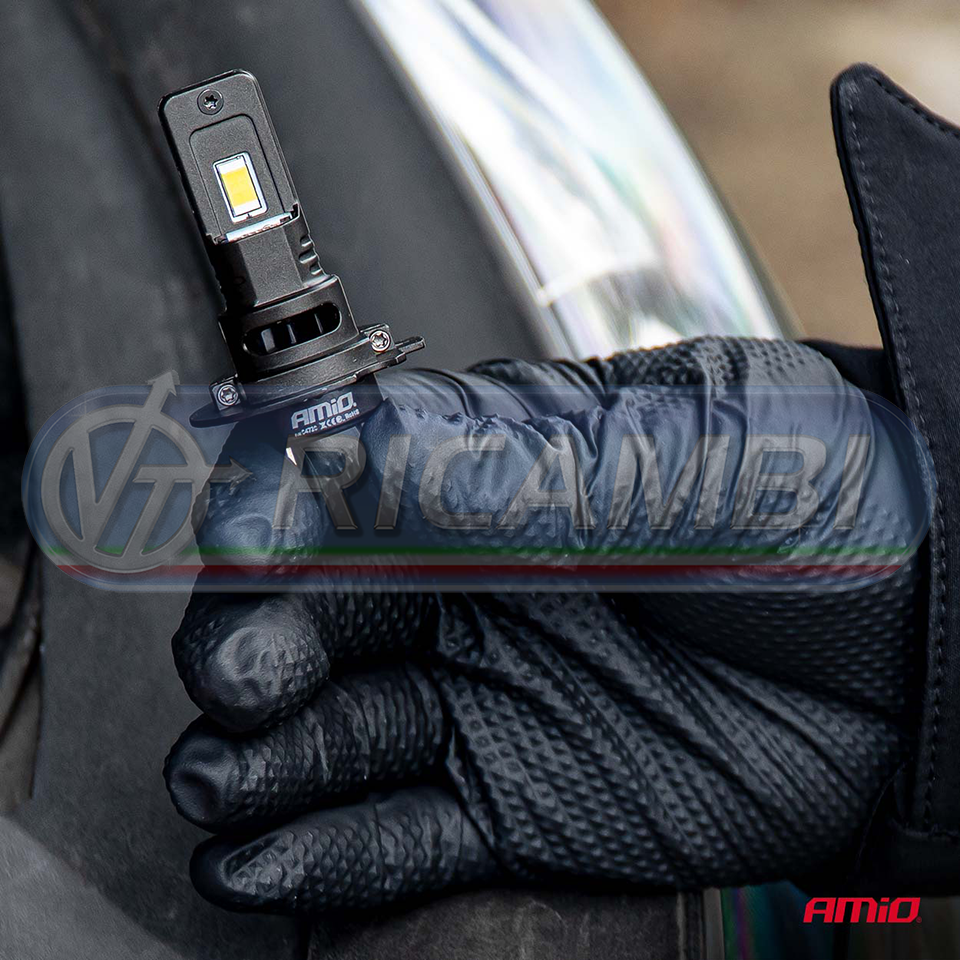 KIT LAMPADINE H7 LED 12/24V 6000K IN COPPIA