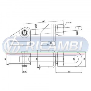 CHIUSURA CARRO BOTTE COMPLETA CONPERNO M 18