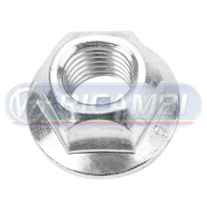 DADO FLANGIATO PER FASCETTA A \'V\' M10