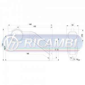 FANALINO INGOMBRO 12 LED 12/24V 60° SX