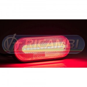 FANALINO INGOMBRO STRISCIA A LED ADR ROSSO