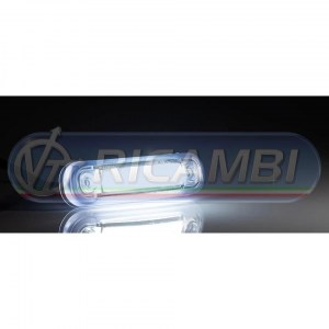 FANALINO INGOMBRO TRASPARENTE STRISCIA A LED BIANCO