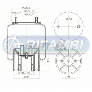 TORPRESS RIMORCHIO COMPLETO ROR C/FONDELLO IN PLASTICA