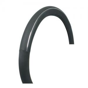 COPRIVOLANTE XL 49-51 CM CHROME ECOPELLE TRAF. NERO