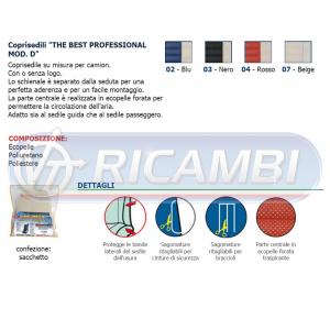 COPRISEDILE FH 12-16 2001-2012 THE BEST PROF. MOD. D BEIGE SING.