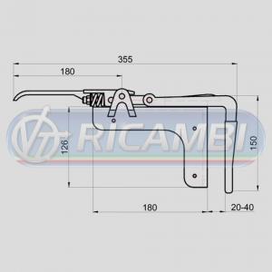 CHIUSURA BARRA FERMACARICO ZINCATA