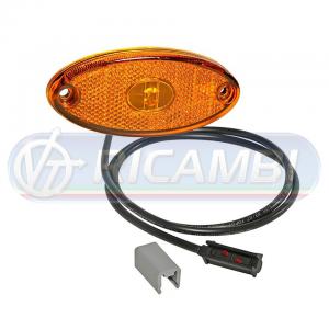 FANALINO INGOMBRO 1 LED ARANCIO FLATPOINT II 0,5 MT