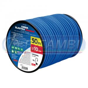 FUNE ELASTICA IN BOBINA 50 MT BLU DIAM. 10 MM
