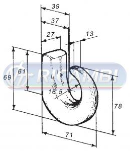 GANCIO TRAINO DIAM.28