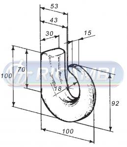 GANCIO TRAINO DIAM.38