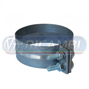 FASCETTA FLESSIBILE SCARICO 2 DIAMETRI INOX