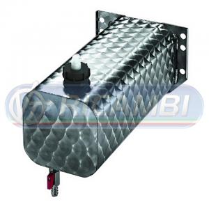 TANICA INOX FIORETTATA 10 LT 17X17X40 C/DISPENSER BAWER