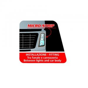 LAMPADA LED A STRISCIA 24V 48 LED L. 100 CM