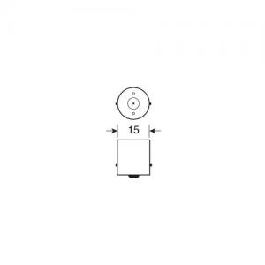 LAMPADINA BA15S 24V R5W HYPER 8 LED CF20