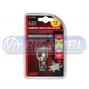 LAMPADINA BAY15D 24V 12 LED
