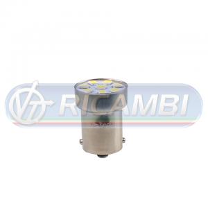 LAMPADINA BA15S 24V 8 LED SMD IN COPPIA