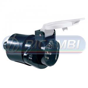 PRESA 24V - S 7P (F) PLASTICA FASTON