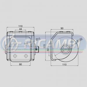 TAMPONE PARACOLPI A 1 RULLO