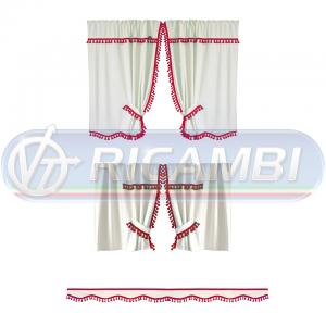 TENDE NEW DREAM CAB. NORM. BEIGE FRANGIA ROSSA
