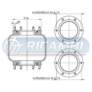 TORPRESS ASSE STERZANTE RIMORCHIO BATTAGLINO